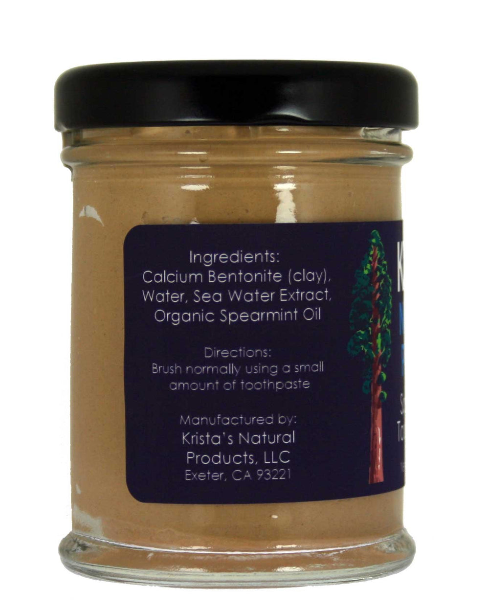 Organic Spearmint Toothpaste made by Krista's Natur