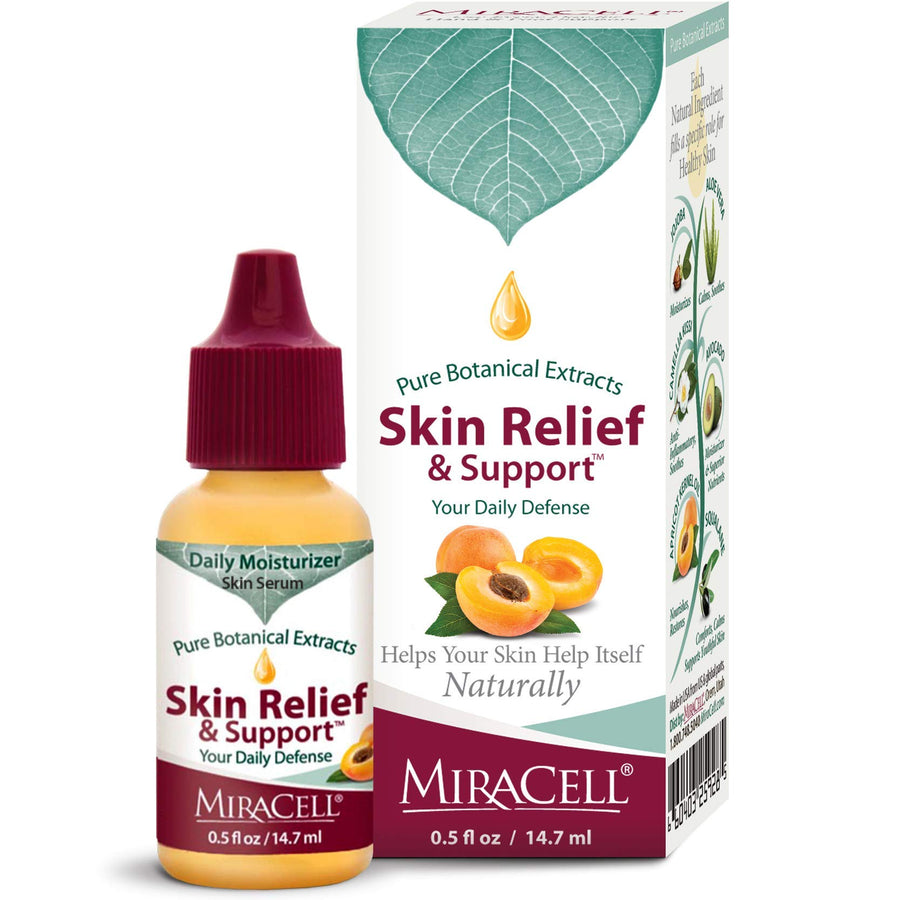 Skin Relief and Support Apricot Kernel Oil, Coconut Oil, Sesame Oil Jojoba Oil, Avocado Oil, Camellia oil, Rosehip oil Vitamin E, Serum .5 oz