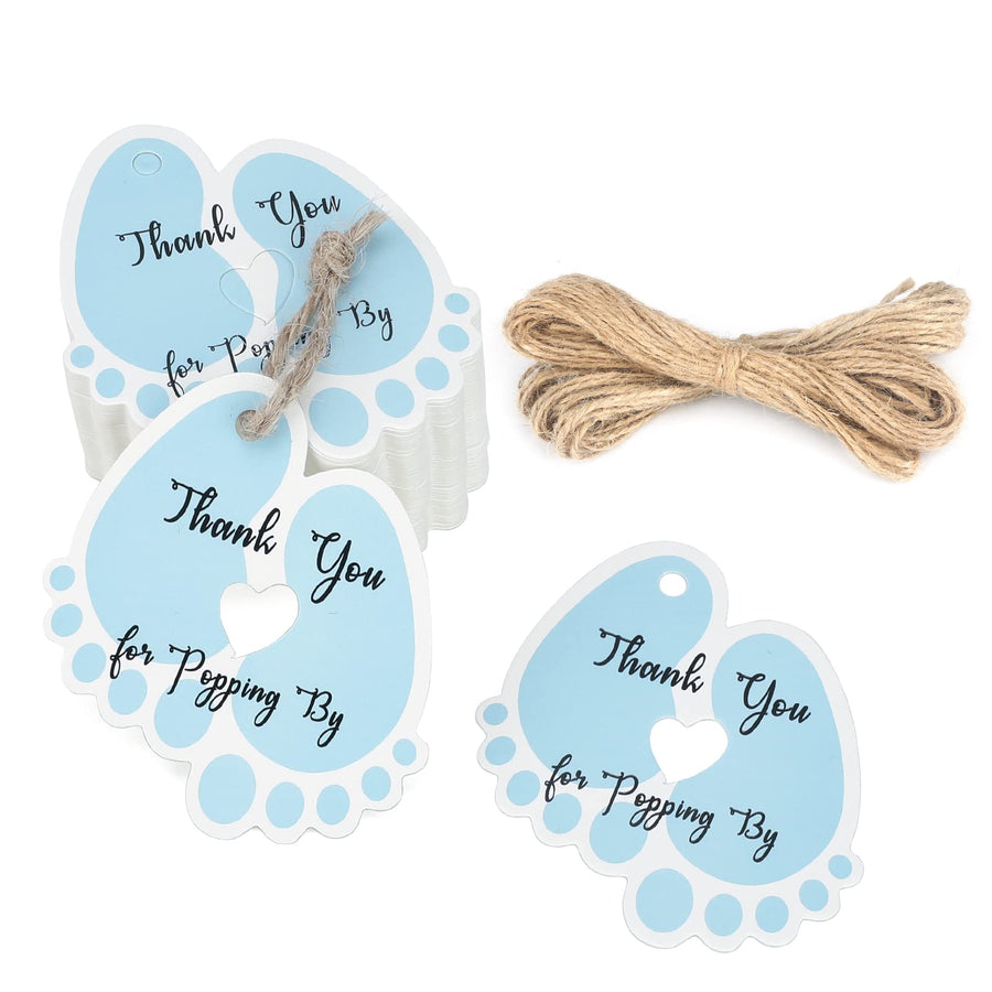 Thank You For Popping By Tags,100PCS Baby Shower Gift T