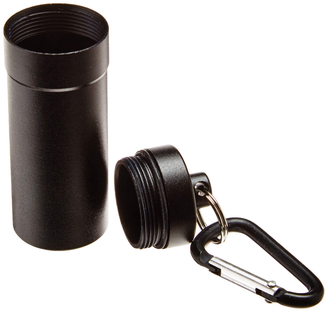 Deke Home Aluminium keychain medication pill box. Waterproof portable mini travel pill boxes medicine vitamin holder case. Bottle container, organizer, dispenser, reminder weekly 7 day, daily, am pm
