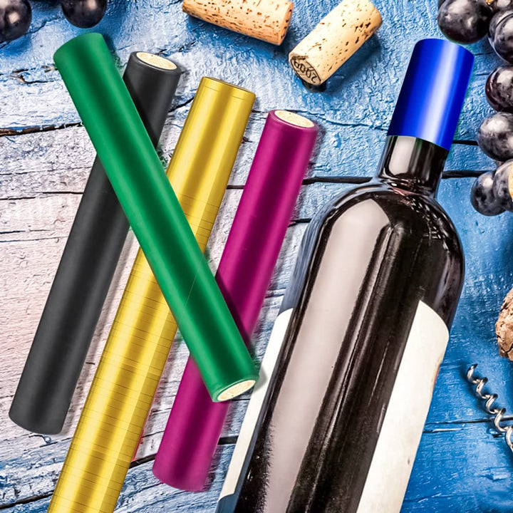 240 Pcs Heat Shrink Caps, Wine Shrink Wrap Wine Bottle Shrink Caps Wine Bottle Tops for Wine Cellars And Home Use