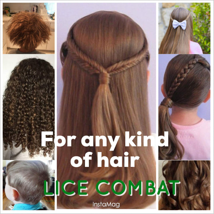 Lice Comb | Head Lice Professional Metal 2 Pack Kit for