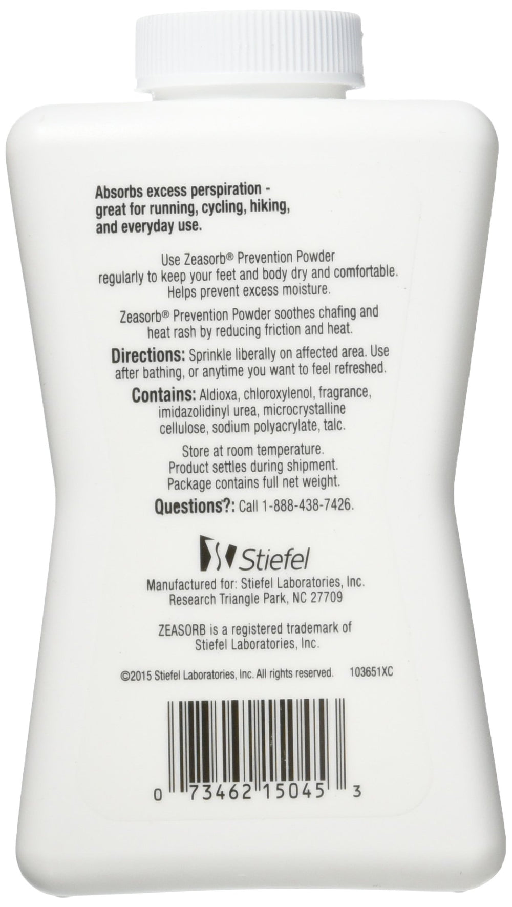 Zeasorb Excess Moisture 2.5 Oz (Pack of 2)