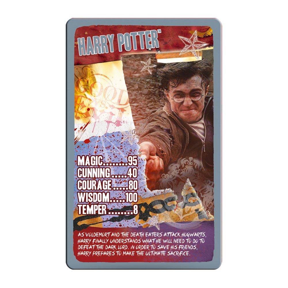Harry Potter & The Deathly Hallows Part 2 Top Trumps Card Game