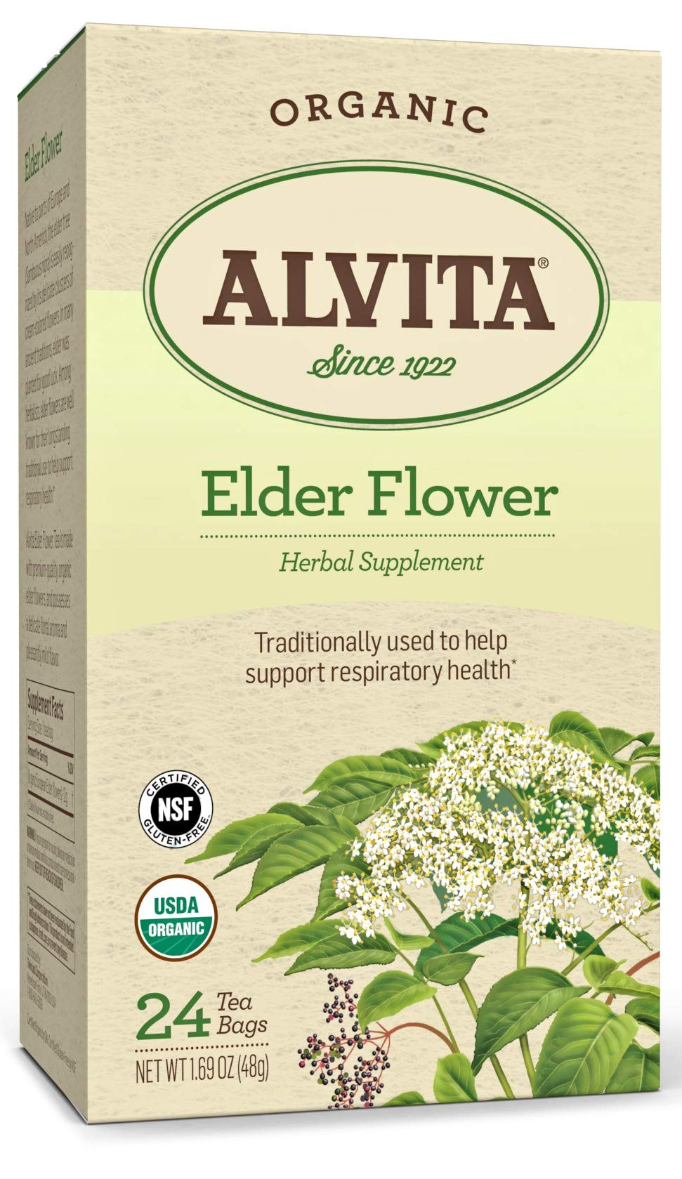 Teas Organic Elder Flower Tea Bags - 24 Bags