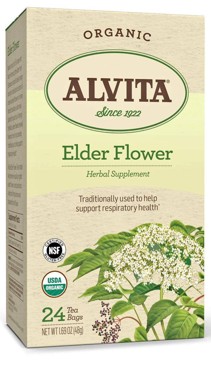 Teas Organic Elder Flower Tea Bags - 24 Bags