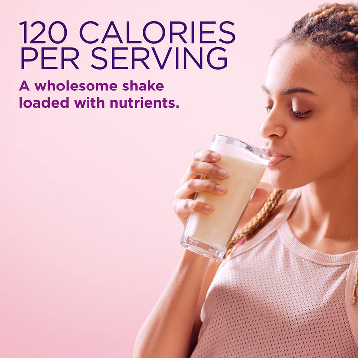 Nature&#39;s Bounty Complete Protein &amp; Vitamin Shake Mix with Collagen &amp; Fiber, Contains Vitamin C for Immune Health, Vanilla Flavored, 16 Oz