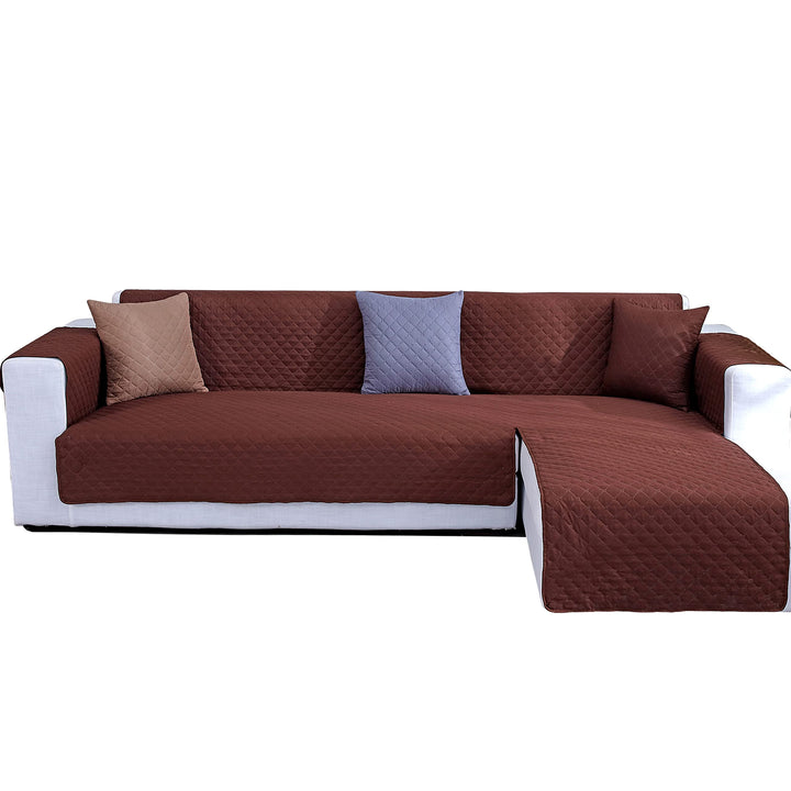 JIABOLANG Double Side L Shape Couch Cover Sectional Sof