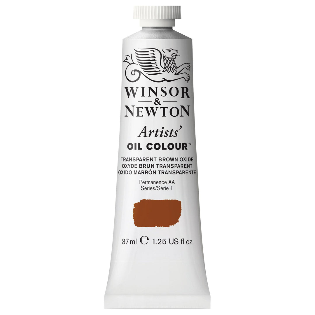 Winsor &amp; Newton Artists&#39; Oil Color, 37ml (1.25 oz) Tube, Transparent Brown Oxide