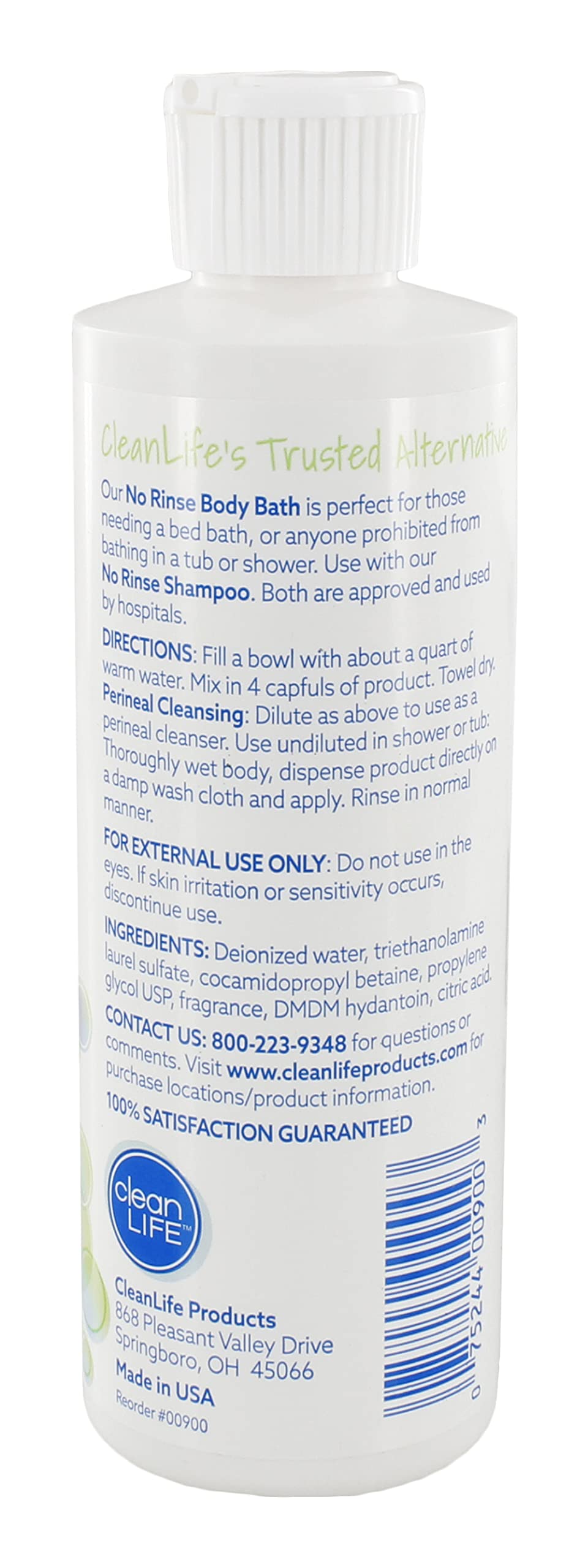 No-Rinse Body Bath -8 oz.
