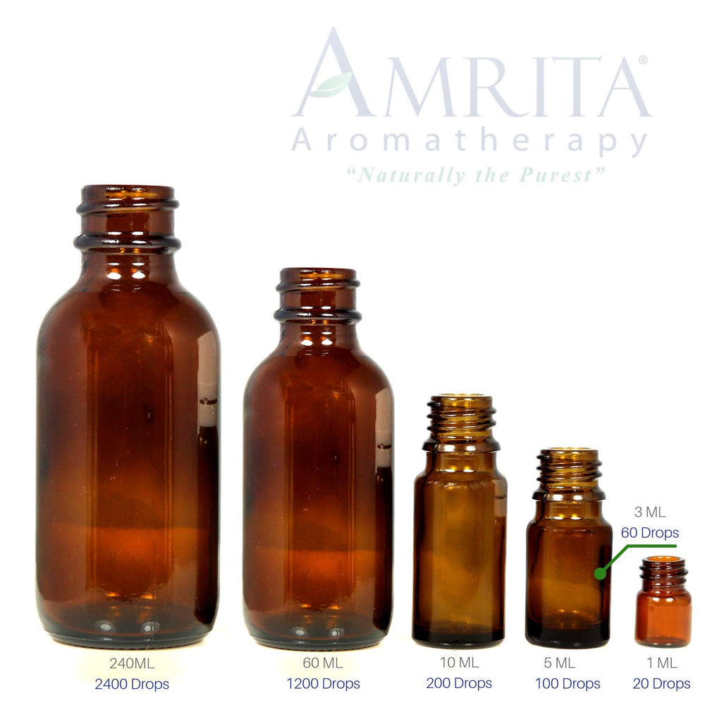 Amrita Aroma Organic Peppermint Essential Oil, 100% Pur