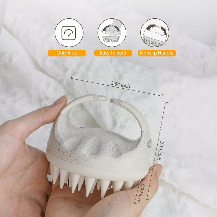 Hair Scalp Massager Shampoo Brush, Sndyi Soft Silicone 