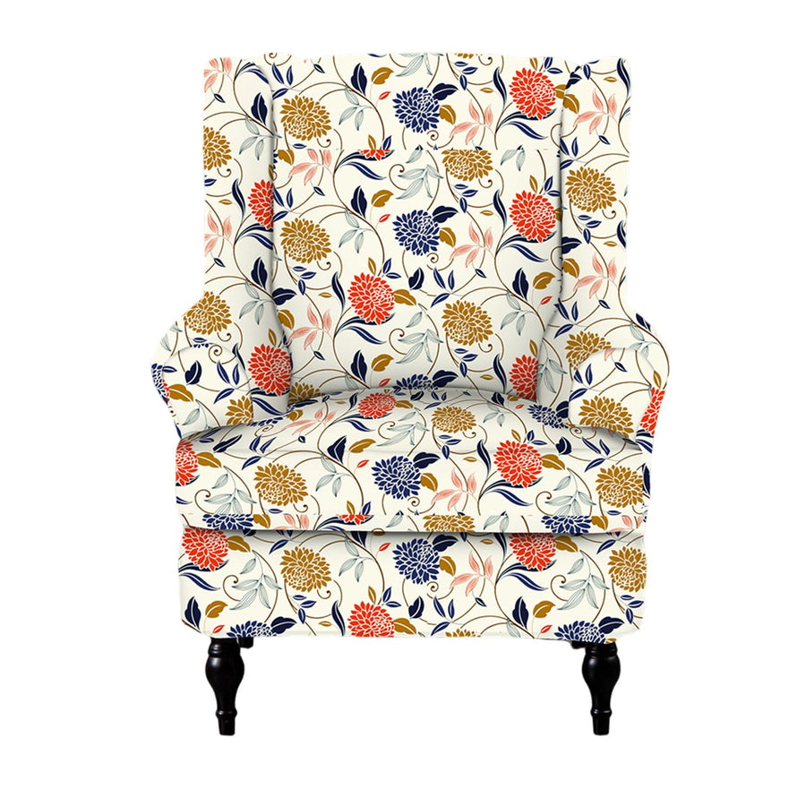 CRFATOP Wing Chair Slipcovers, 2 Piece Stretch Spandex 