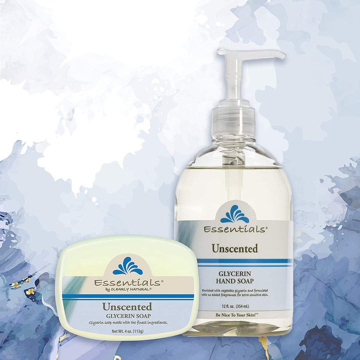 Essentials Unscented Glycerine Hand Soap, 12 Ounce