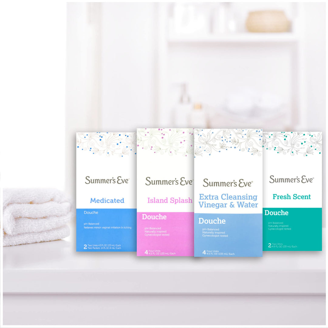 Summer's Eve Douche | Fresh Scent | 4.5 oz Size | Pack of 1 | pH Balanced, Dermatologist & Gynecologist Tested