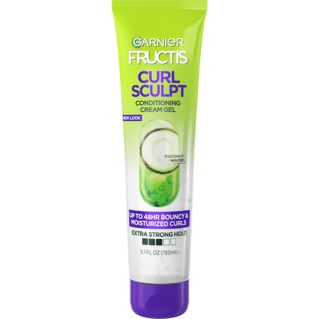 Fructis Style Curl Sculpt Conditioning Cream Gel, Curly, 5.1 oz. (Packaging May Vary)