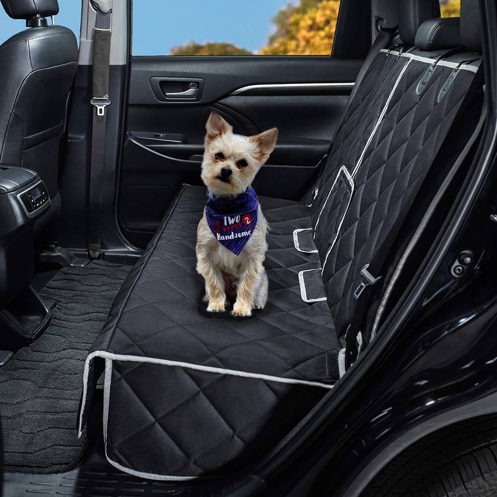 Dog Car Seat Cover Waterproof Dog Seat Cover for Cars Back Seat Heavy-Duty Nonslip Pet Car Seat Cover Protector Armrest Compatible for Trucks Cars &amp; SUVs
