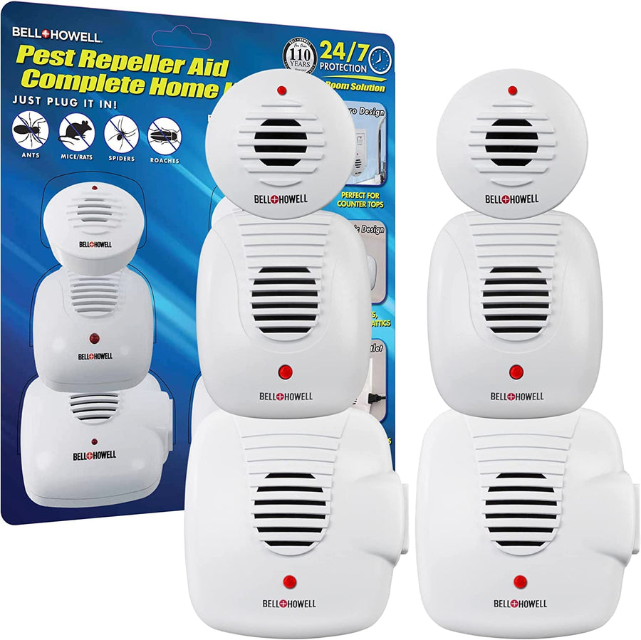 The Bell and Howell Ultrasonic Pest Repeller plug in de