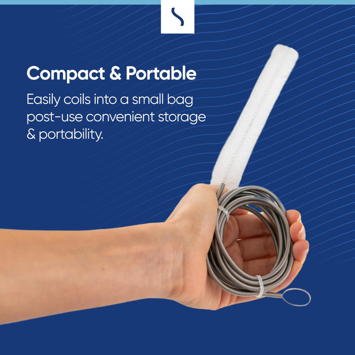 CPAP Tube Cleaning Brush by Snugell - Tube and CPAP Mas