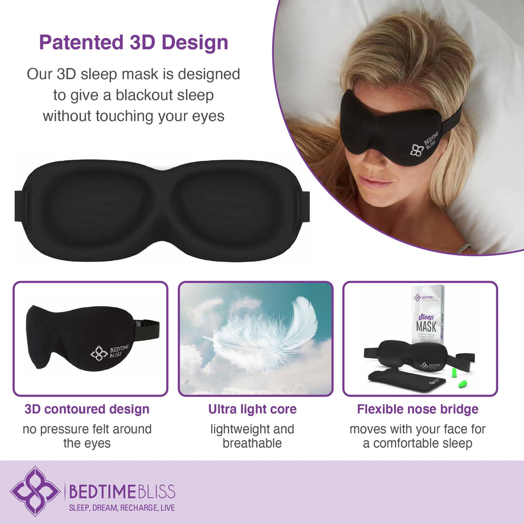 Sleep Mask | Eye Mask for Sleeping Men/Women Better Tha