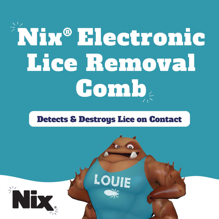Nix Electronic Lice Comb, Instantly Kills Lice &amp