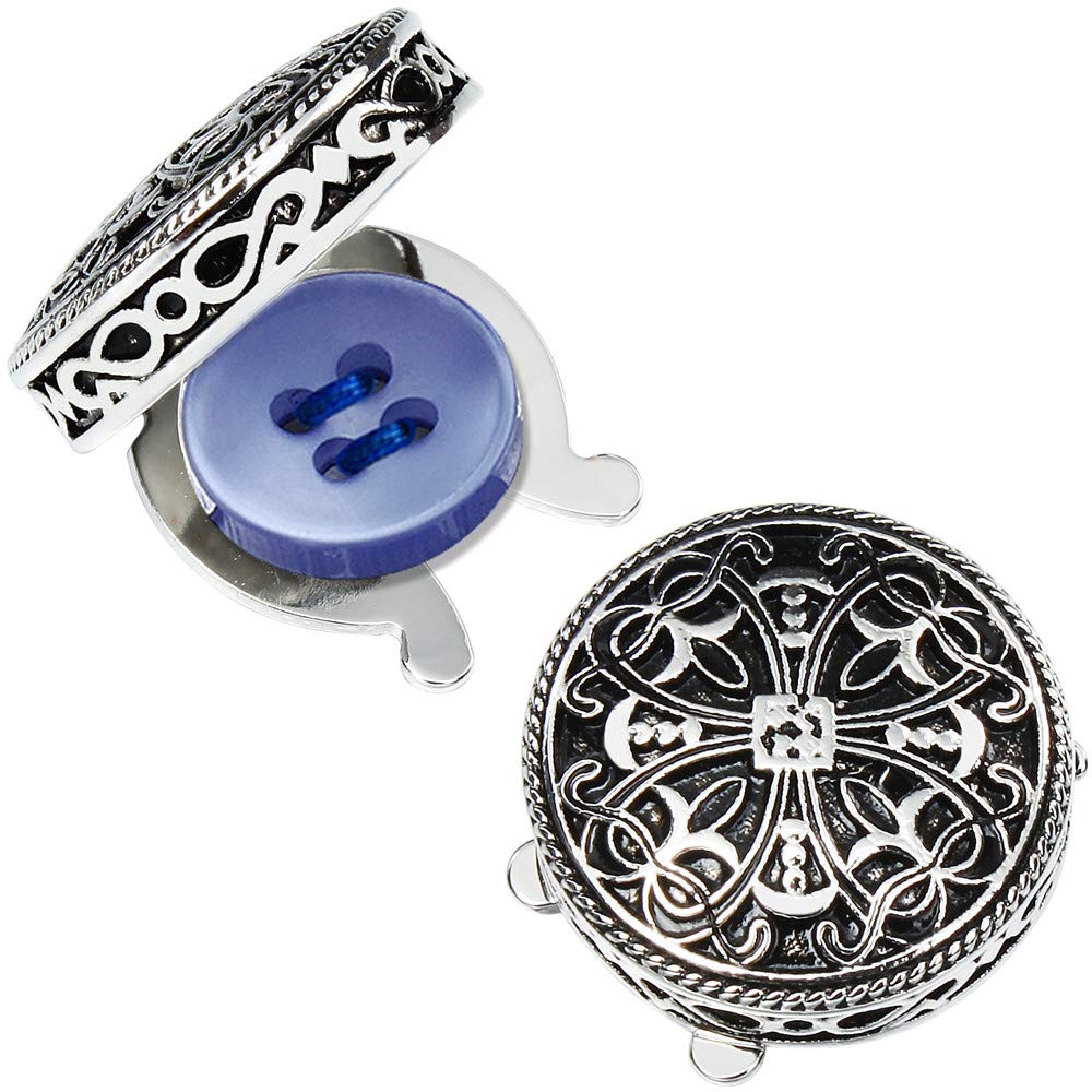 AMITER Button Covers for Men Vintage Cufflinks for Men’