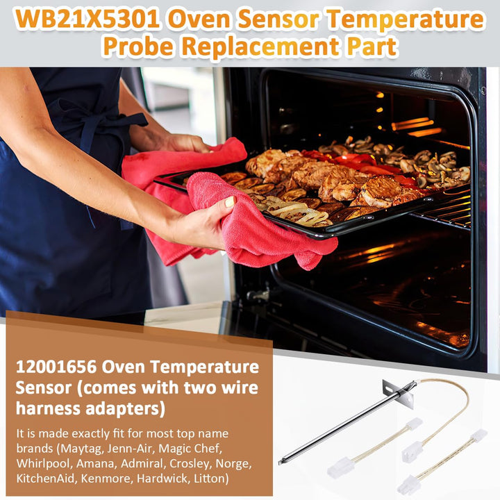 12001656 for GE WB21X5301 Oven Sensor Temperature Senso