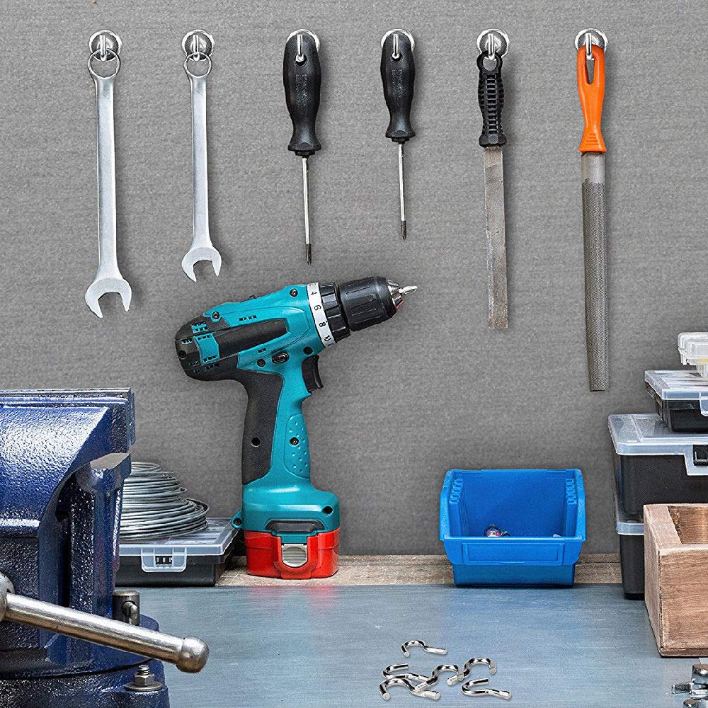 28LB Magnetic Hooks, N52 Strong Neodymium Magnets Hooks for Hanging, Earth Magnetic Hooks Heavy Duty for Refrigerator, Extra Cruise Hooks for Kitchen, Classroom, Workplace, Grill - 28PCS