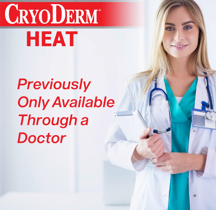 CryoDerm Heat Lotion 3 oz Roll On (1 Pack)