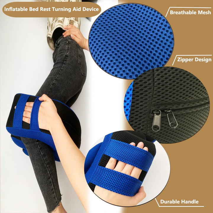 MESINURS Inflatable Bed Rest Turning Aid Device - Leg H