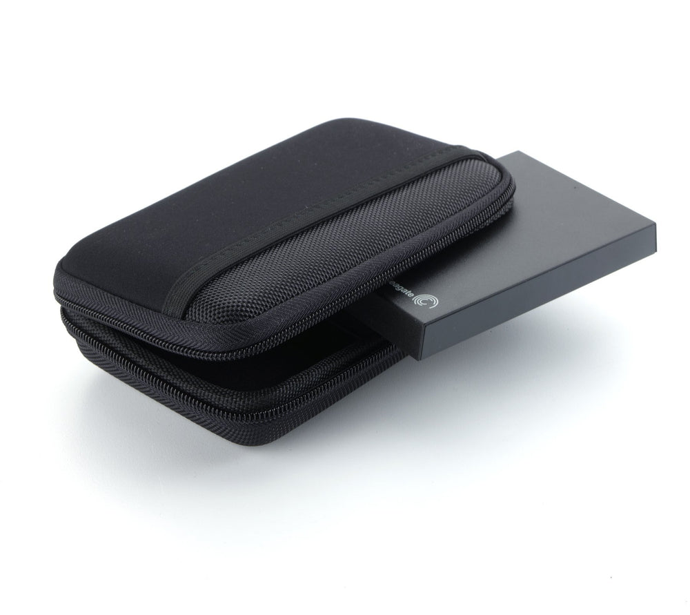 DL-64-BK Portable EVA Hard Drive Carrying Case Pouch, Black