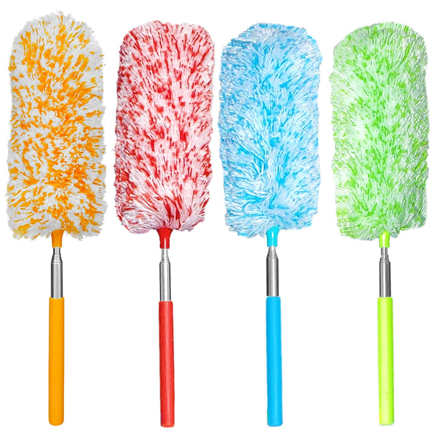 Tonmp 4 Pcs Microfiber Duster, Microfiber Hand Duster W