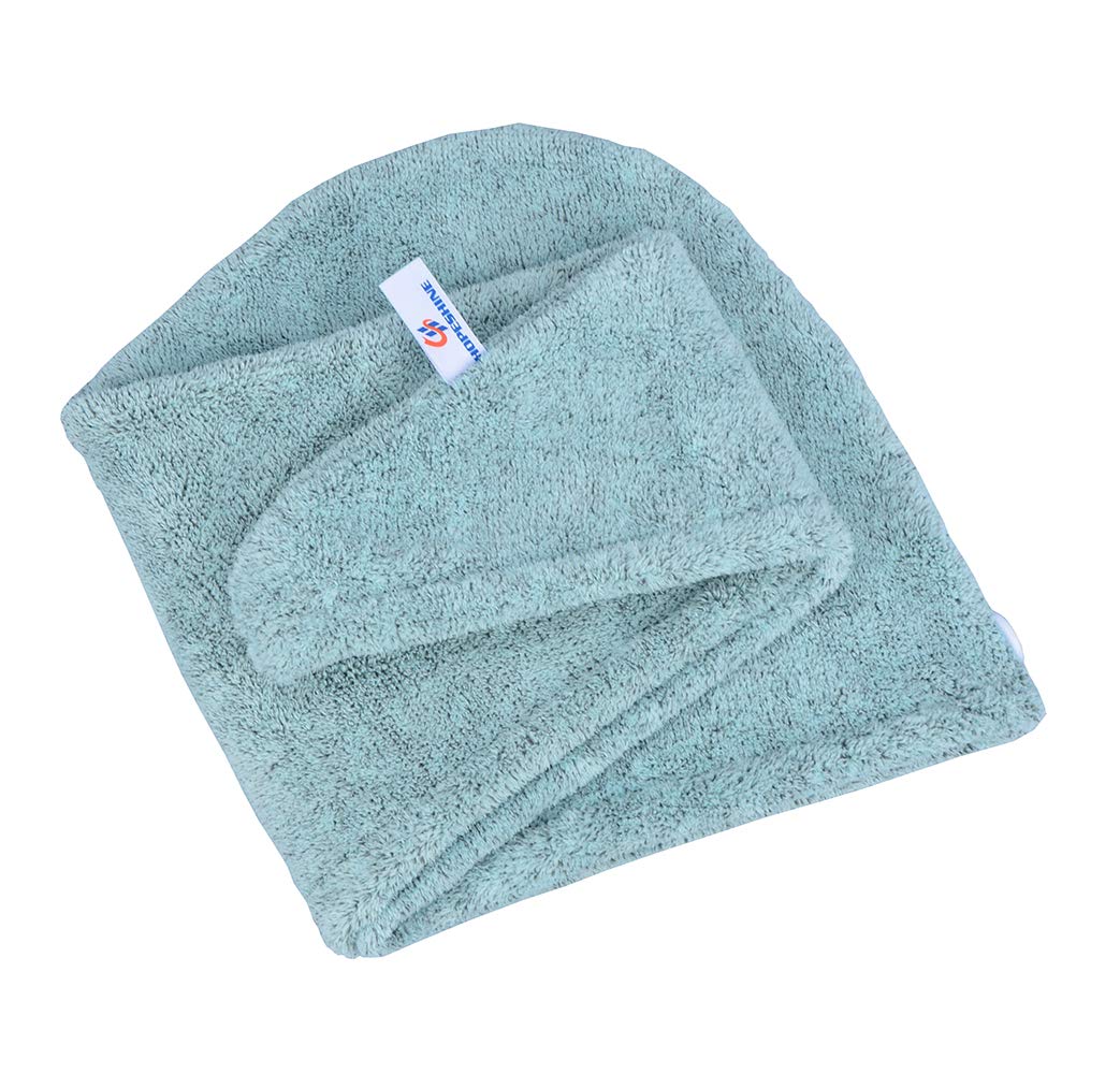 Microfiber Hair Drying Towel Turban Twist for Long Hair Magic Instant Dry Hair Towel Wrap Fast Drying Absorbent Cap Great Gift for Women and Girls 2-Pack