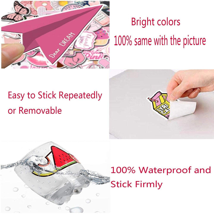 100 Packs JDM Sport Car Racing Stickers Water Bottles Laptop Phone Motorcycle Computer Guitar Skateboard Hydroflasks Vinyl Sticker Waterproof Aesthetic Trendy Decals for Teens Girls Adults