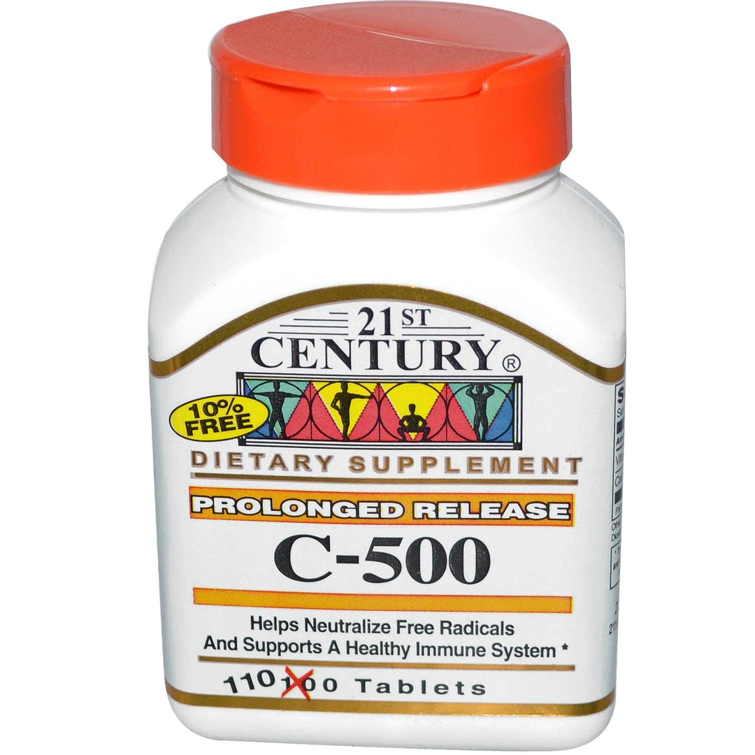 21st Century C 500 mg Prolonged Release Tablets, 110 Co