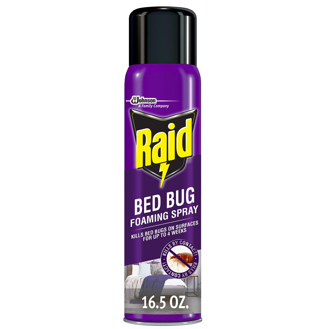 Raid Bed Bug Foaming Spray, Kills Bed Bugs and Their Eg