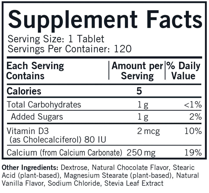 Children&#39;s Chewable Calcium with Vitamin D3, Na