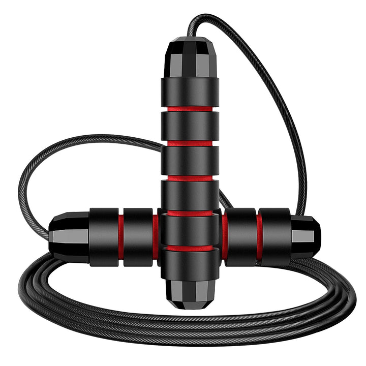 Jump Rope - Adjustable Skipping Rope Tangle-Free with 360-degree Ball-Bearing System and Memory Foam Handles Ideal for Weight Loss Exercise Workout Good for Adults Kids Women Men