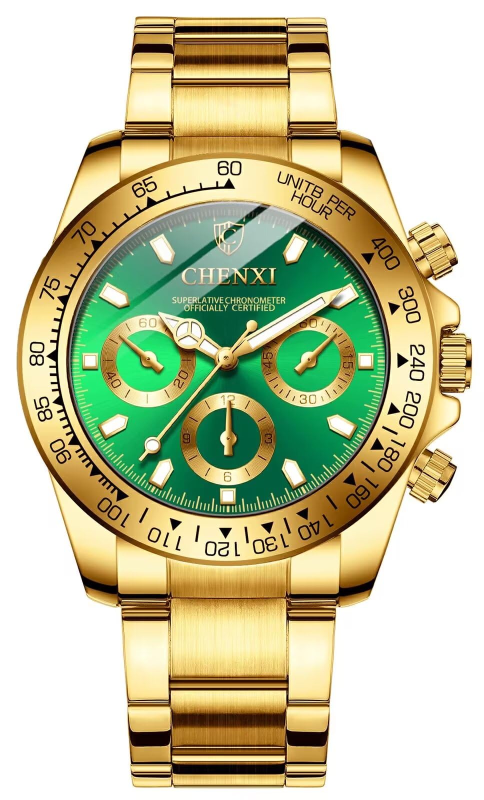 Classics Business Analog Watch Big Face Luminous Waterproof Stainless Steel Watch Elegant Gift Watch for Men…