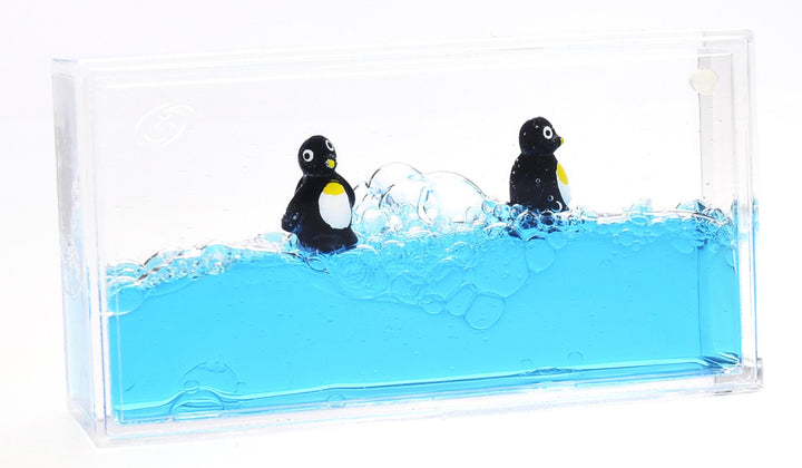 Liquid Penguin Paperweight | Calming and Relaxing Toy |