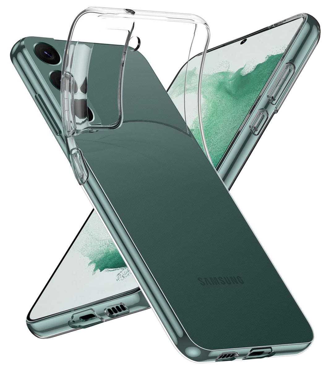 Galaxy S22 Plus 5G Case, Ultra [Slim Thin] Scratch Resistant TPU Rubber Soft Silicone Crystal Clear Lightweight Gel Protective Case Cover for Samsung Galaxy S22 Plus+ 6.6 Inch