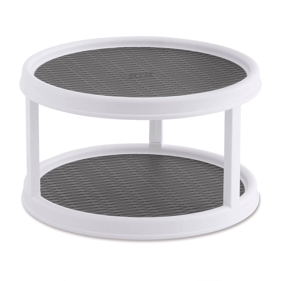 Copco Non-Skid Turntable, 2-Tier, 12-Inch, Durable &
