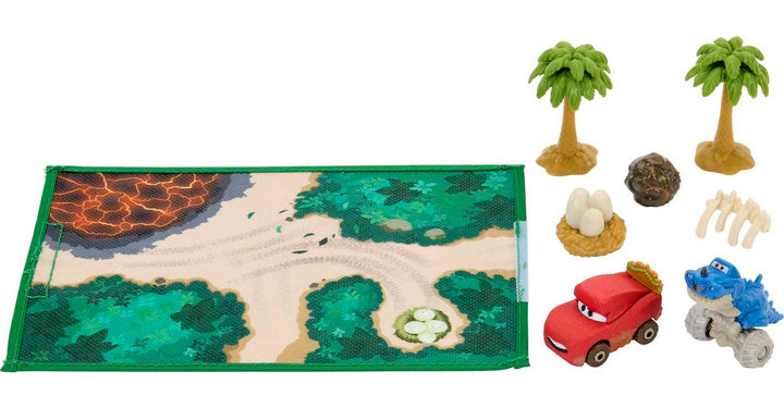 Mattel Disney and Pixar Cars Toys, Mini Racers Dino Par