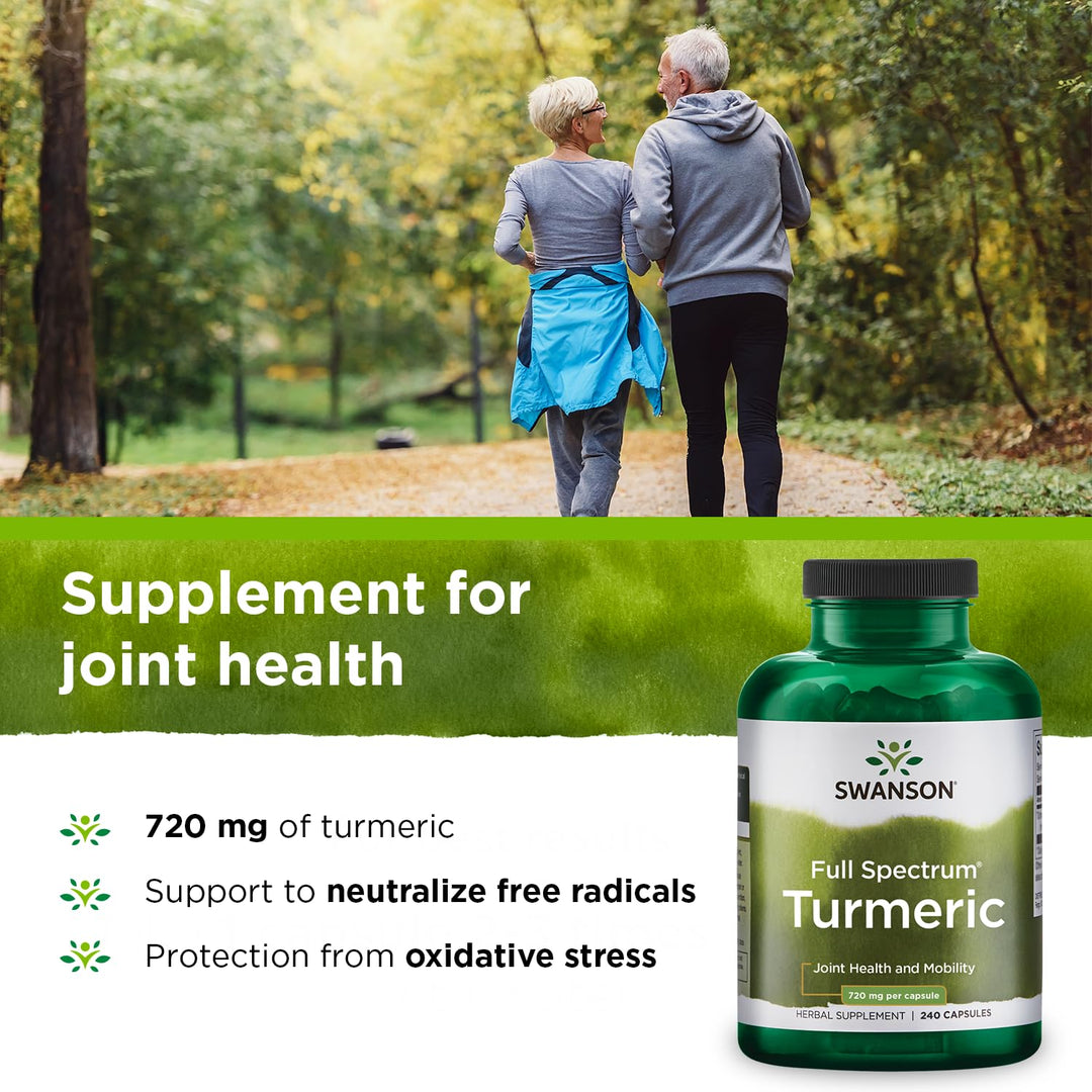 Swanson Turmeric Antioxidant, Joint Health, Cardiovascu