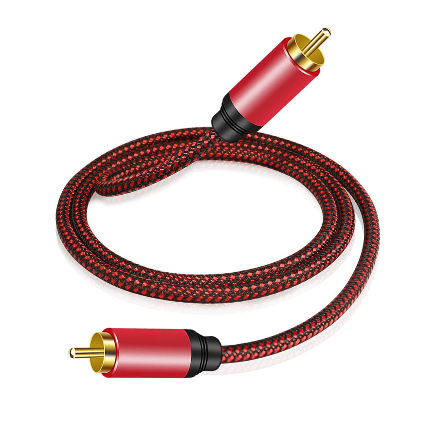Tiierzon Digital Coaxial Audio Cable 5ft,1RCA Male to 1