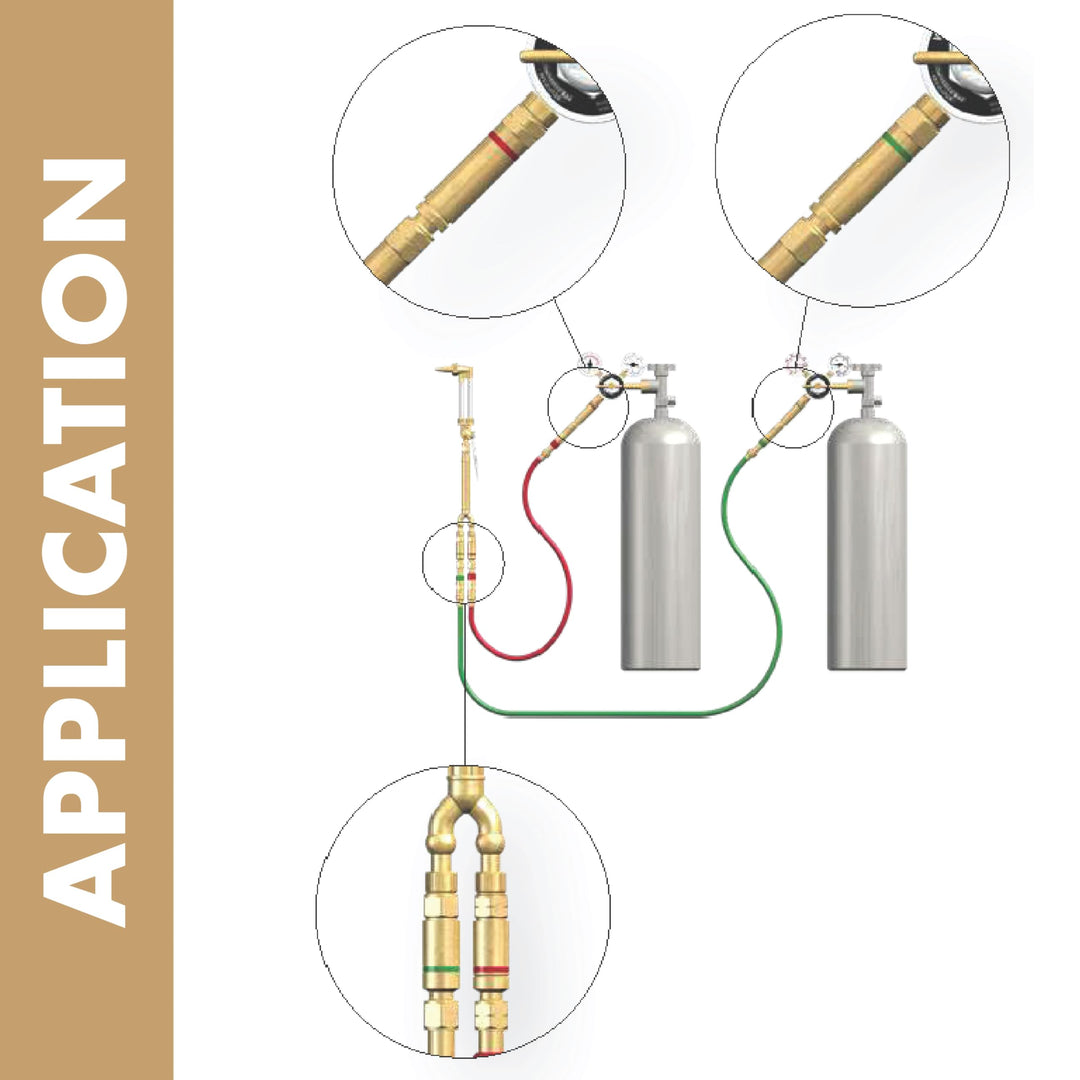 Western Enterprises FA-30 Flashback Arrestor Sets, Oxyg