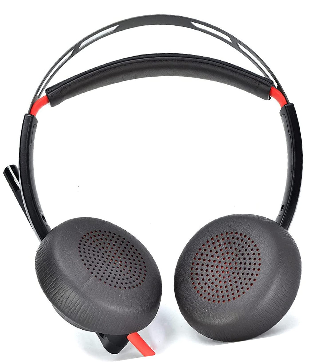 VEKEFF Replacement Ear Cushions Pad Earpads Covers for Plantronics Voyager Focus UC B825 Binaural Headset Headphone