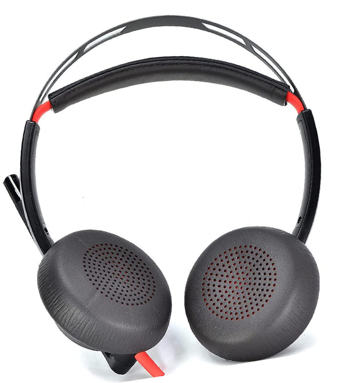 VEKEFF Replacement Ear Cushions Pad Earpads Covers for Plantronics Voyager Focus UC B825 Binaural Headset Headphone