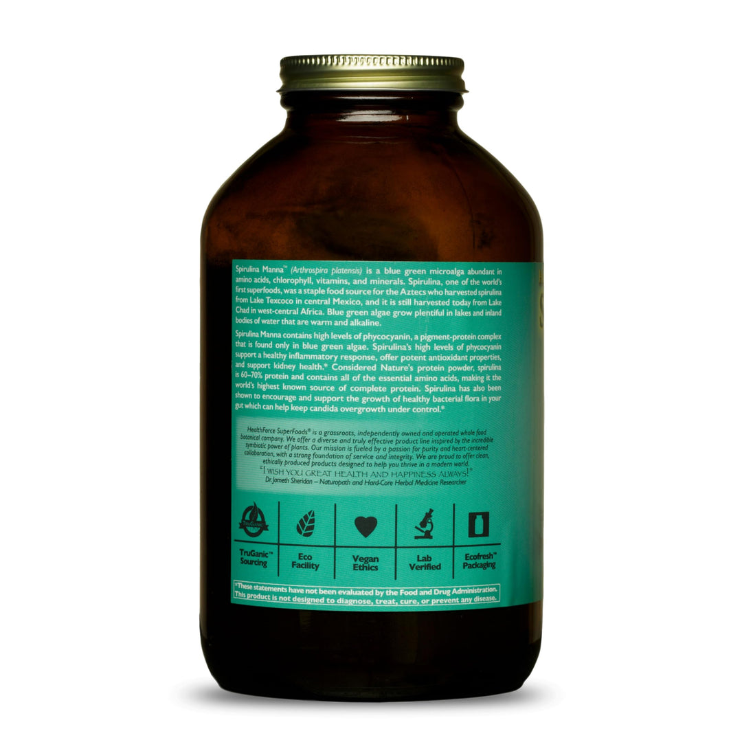 Spirulina Manna - Powder - 16 Oz