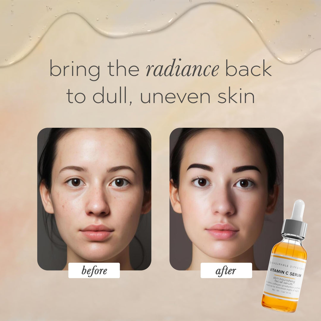Vitamin C Serum for face, 1 oz - Moisturize Skin to Minimize Signs of Aging, face serums for anti aging | Provide Smooth &amp; Even Complexion with a Radiant Glow | vit c serum face